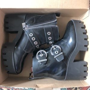 Zara platform boots